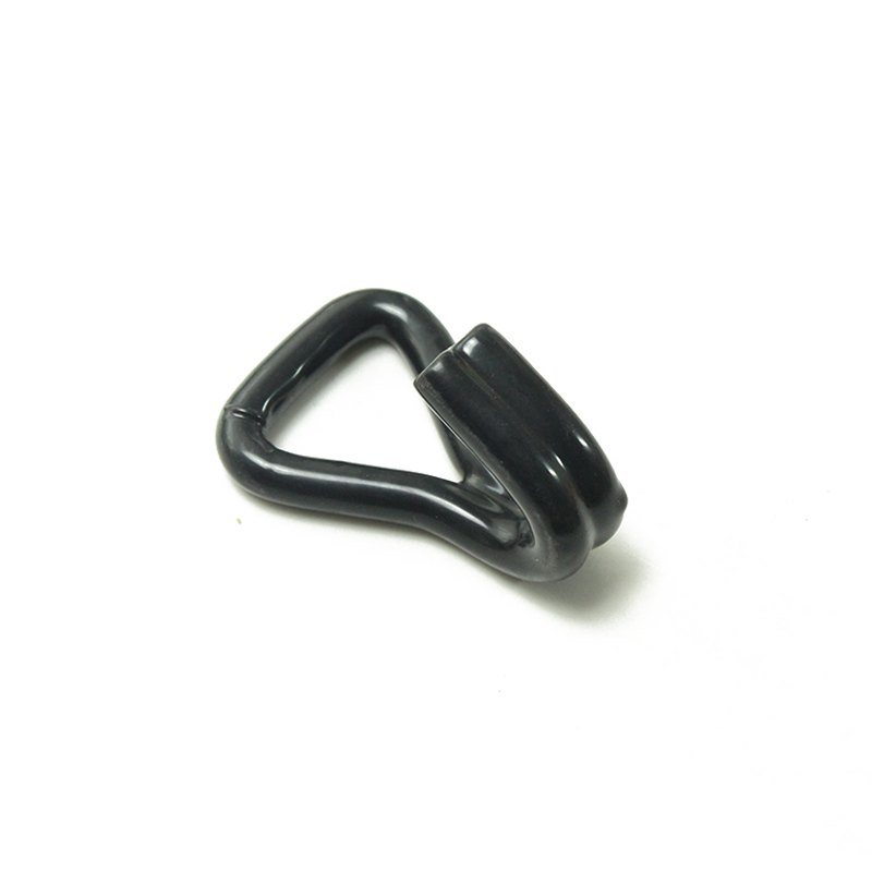 1-1/16 pollici 1500 kg/3000 libbre Black PVC PVC doppio j hook j hook j hook