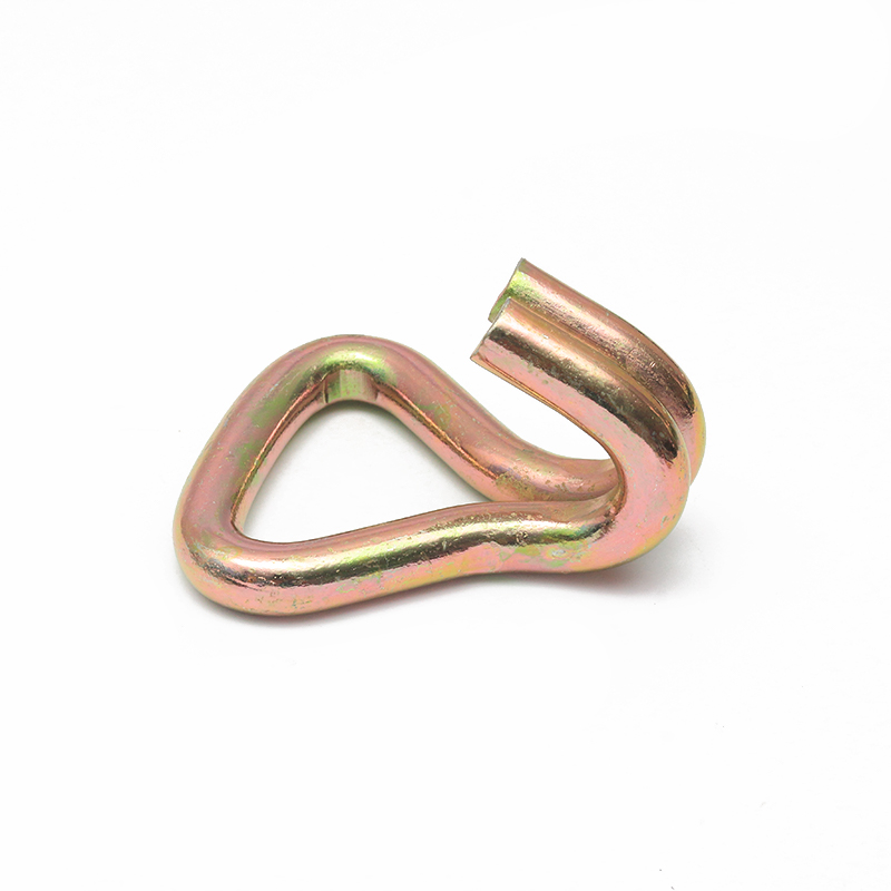 2 pollici da 5000 kg/11000 libbre zinco giallo doppio gancio metallico j gancio