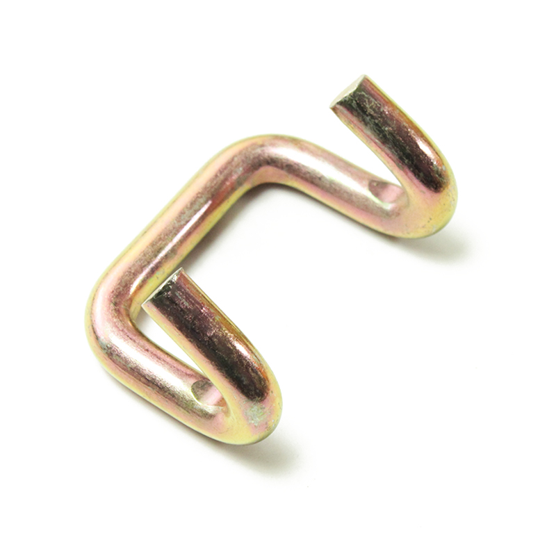 2 pollici 5t giallo zinco claw u gancio per cinghia di frusta di carico