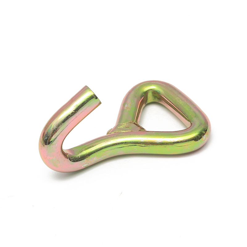 1,5 pollici 3t giallo zinco j hook gancio singolo j hook