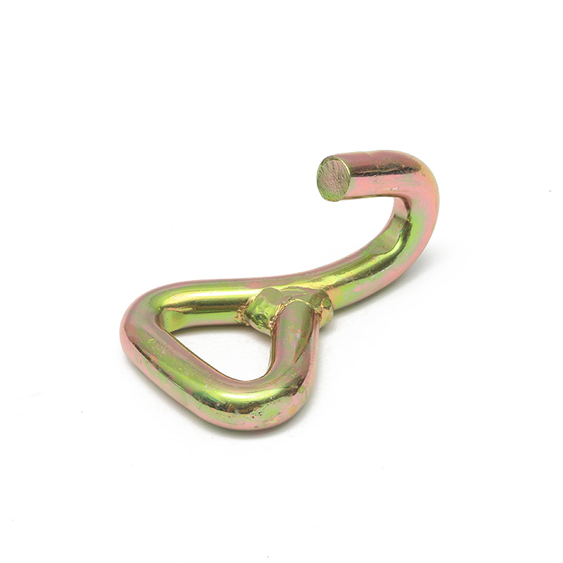 1,5 pollici 3t giallo zinco j hook gancio singolo j hook