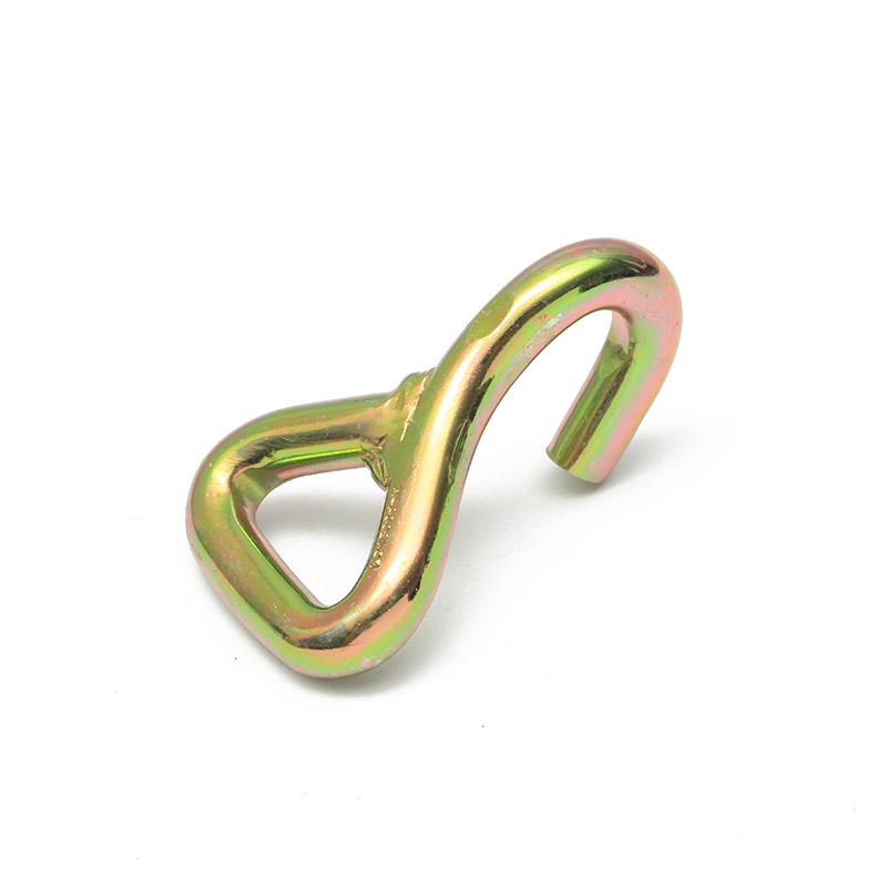 1,5 pollici 3t giallo zinco j hook gancio singolo j hook