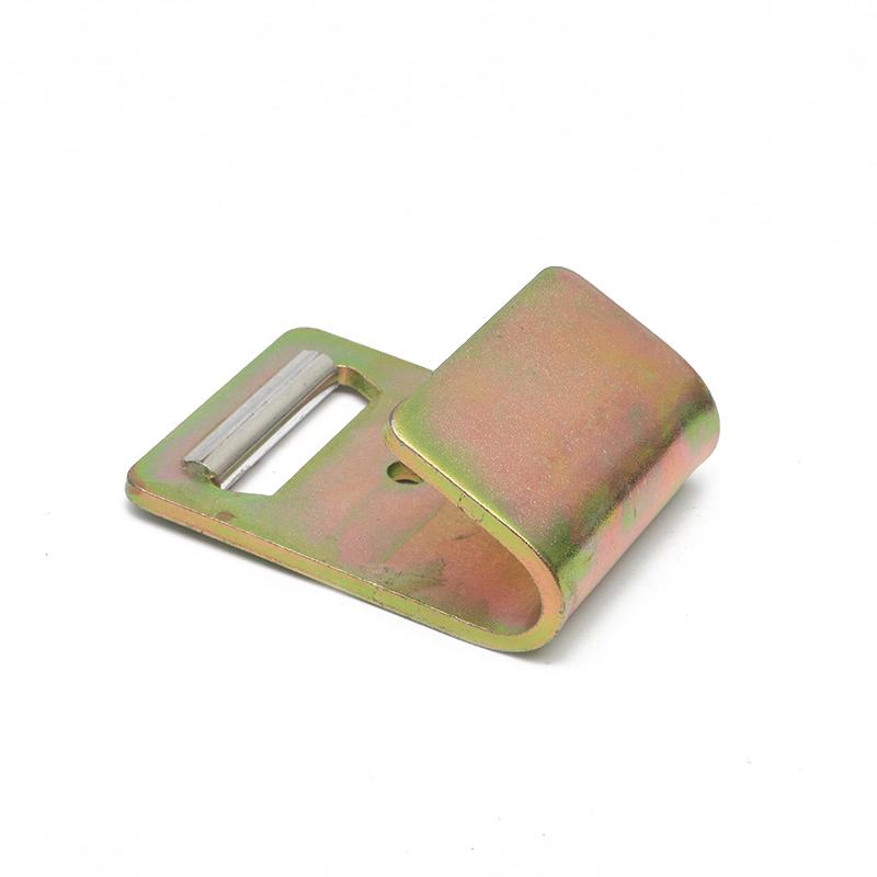 Gancio piatto in metallo e-coating ne nero da 2 pollici